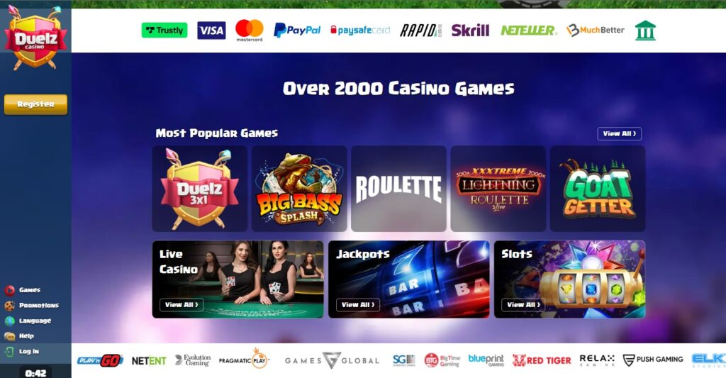 Duelz casino review